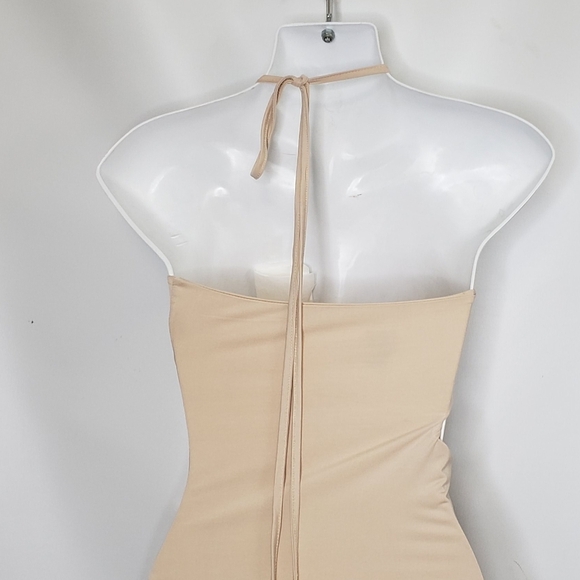 Princess Polly Bodysuit Cotton Polyester Size 2 Asymmetrical Neutral Cri… - Picture 6 of 14